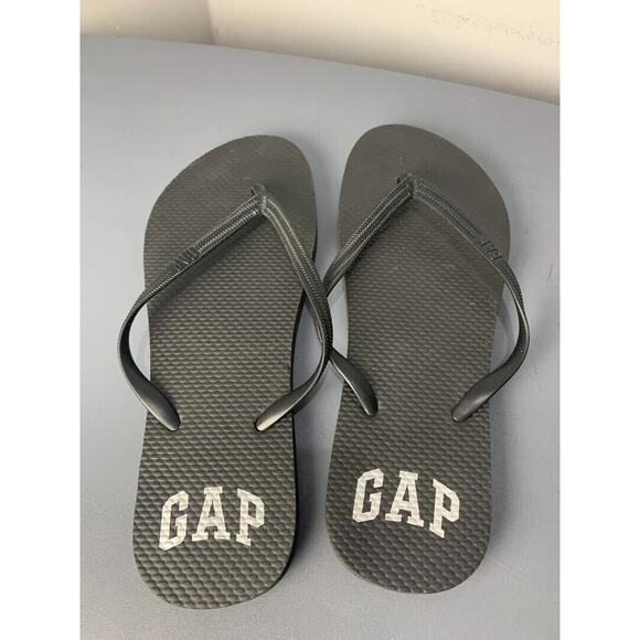 Gap Womens Black Flip Flops Size 9 Comfortable Casual Sandals Summer Footwear - Picture 1 of 3